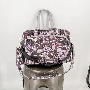 Ju Ju Be Purple Paisley Be Spicy Diaper Bag